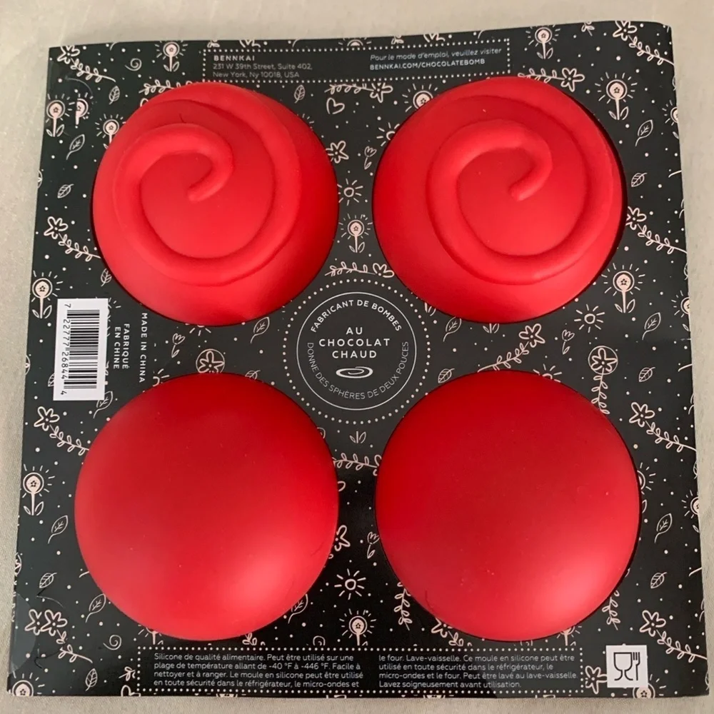 Bennkai Chocolate Bomb Maker. Silicone mold. Makes 2” spheres. NWT
